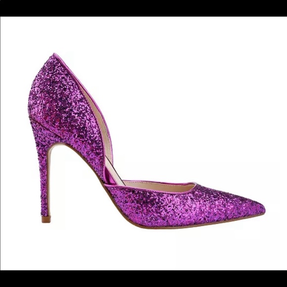 Marc Fisher Glitter Heels - Picture 7 of 12